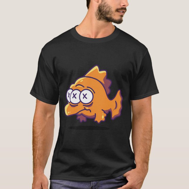 treögd fisk t shirt (Framsida)