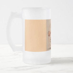 Trepekare Frostat Ölglas