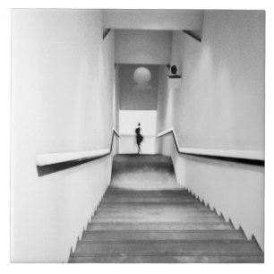 Treppenhaus Museum of Modern Art, Nice Frankrike Kakelplatta