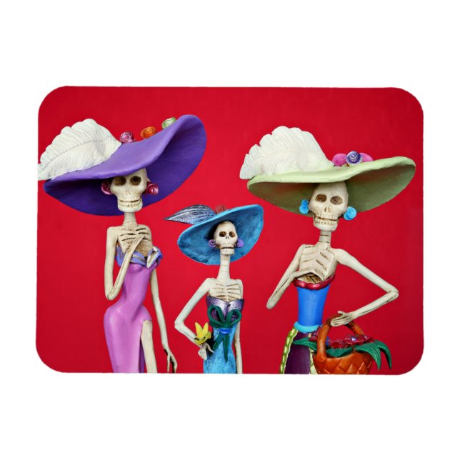 Tres Catrinas Magnet (Horisontell)