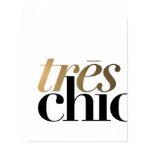 TRES CHIC 11x14'' | TYPOGRAFI POSTER