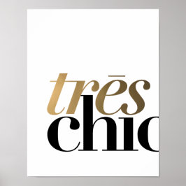 TRES CHIC 11x14'' | TYPOGRAFI POSTER