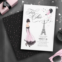 Trés Chic Parisian Sweet 16 ID1162