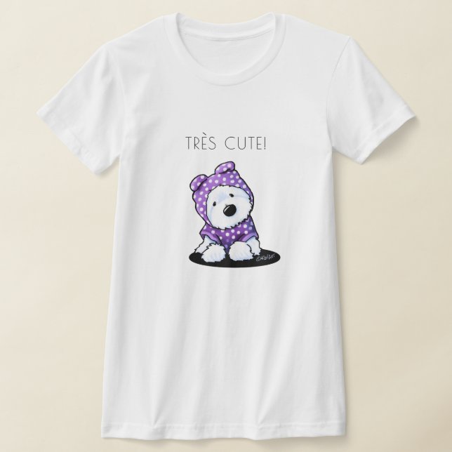 Très Cute Mysigt Hund T-Shirt (Laydown)