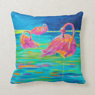 Tres Flamingos kudder Kudde
