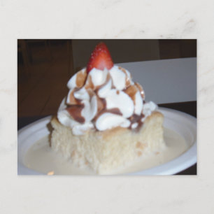 Tres Lears Cake Vykort