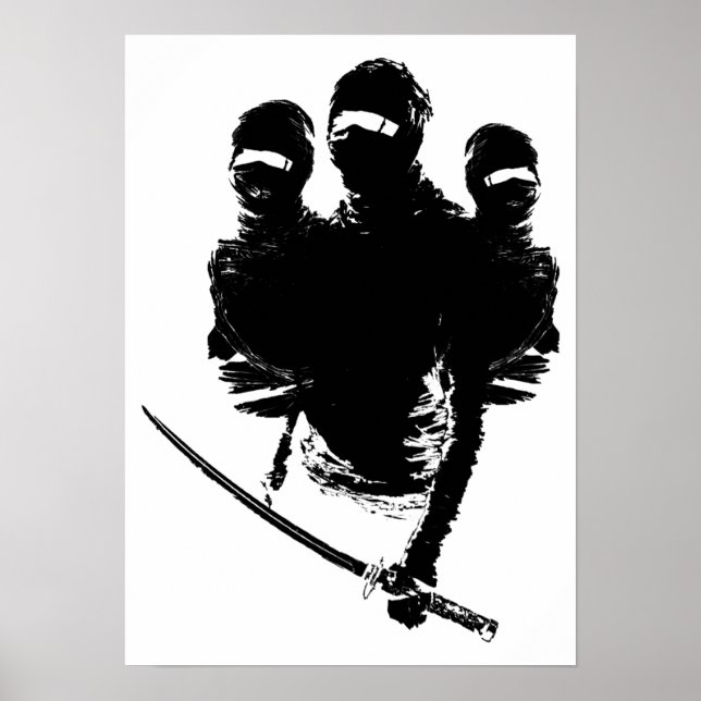 Tres ninjas. poster (Framsidan)