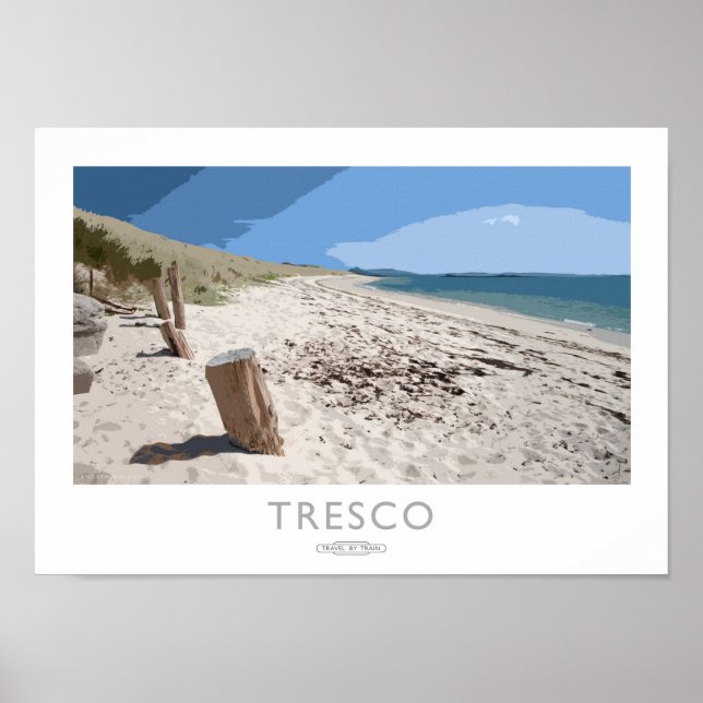 Tresco Railway Poster (Framsidan)