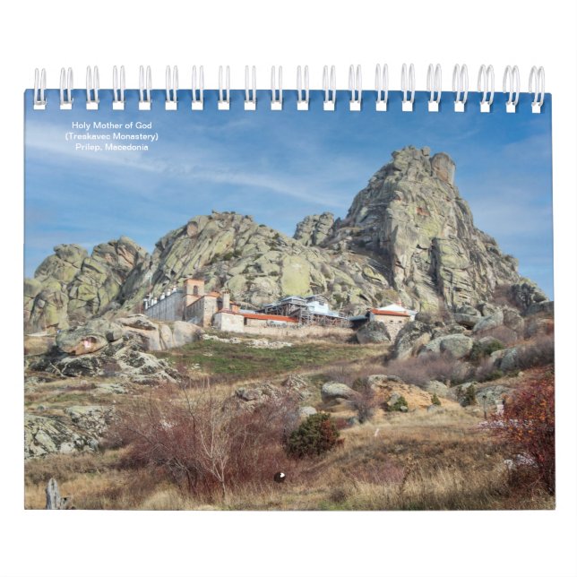 Treskavec-kloster - prisbildare kalender (Omslag)