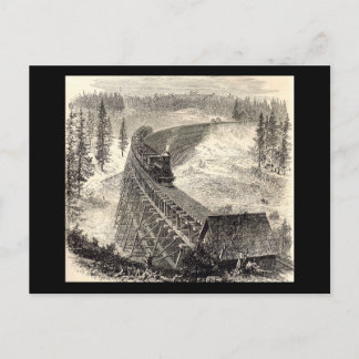 Trestle Bridge på Stillahavsjärnvägen Vykort