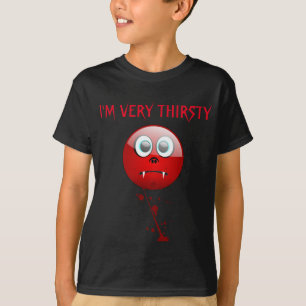 TRESTY VAMPIRE LYCKLIG ANSIKTE T SHIRT