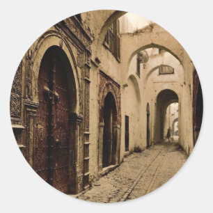 Tresure gata, Tunis, Tunisien klassiker Photochrom Runt Klistermärke
