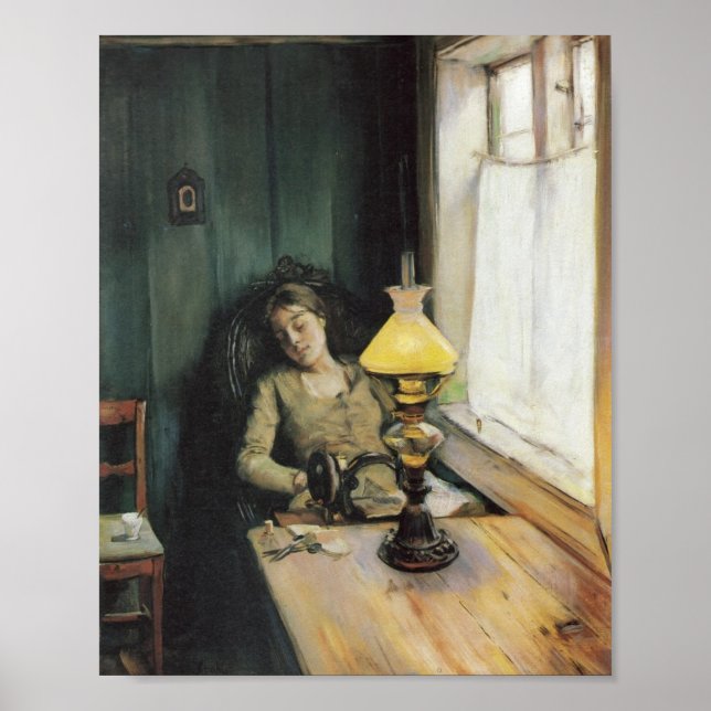 Trett från Christian Krohg (1885) Poster (Framsidan)