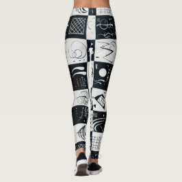Trettio, biomorfisk abstraktion - Kandinsky Leggings