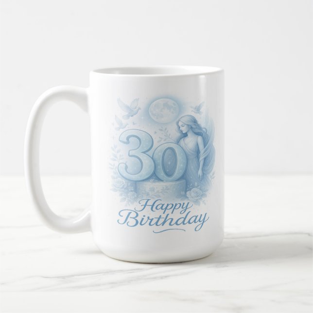 Trettio: Celestial Birthday Mugg (Vänster)