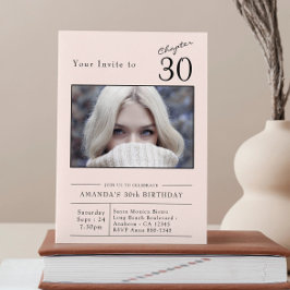 Trettio  foto 30års födelsedag Party vid Rosa Inbjudningar