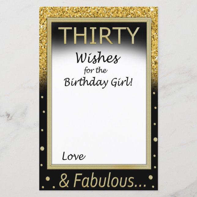 Trettio Önskemål för födelsedagstjuren (Framsida)