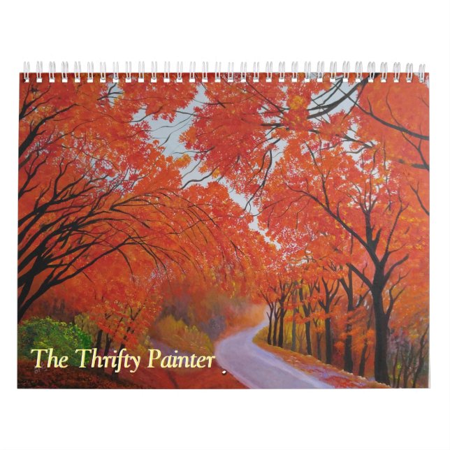 Trettio Painter World Scenes Original Landscapes Kalender (Omslag)