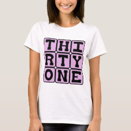 Trettioett, Nummer 31 Tee Shirt
