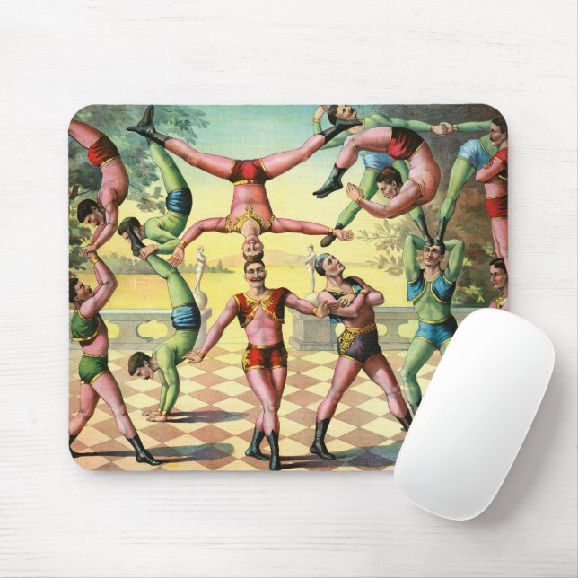 Tretton Manar som gör Acrobatik Musmatta (Med mus)