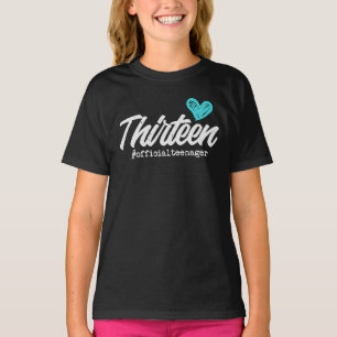 Tretton Officieller Tonåring 13:e födelsedagen 13 T Shirt