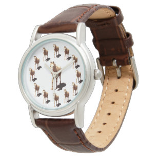Tretton palominohästar, Dam Leather Watch Armbandsur
