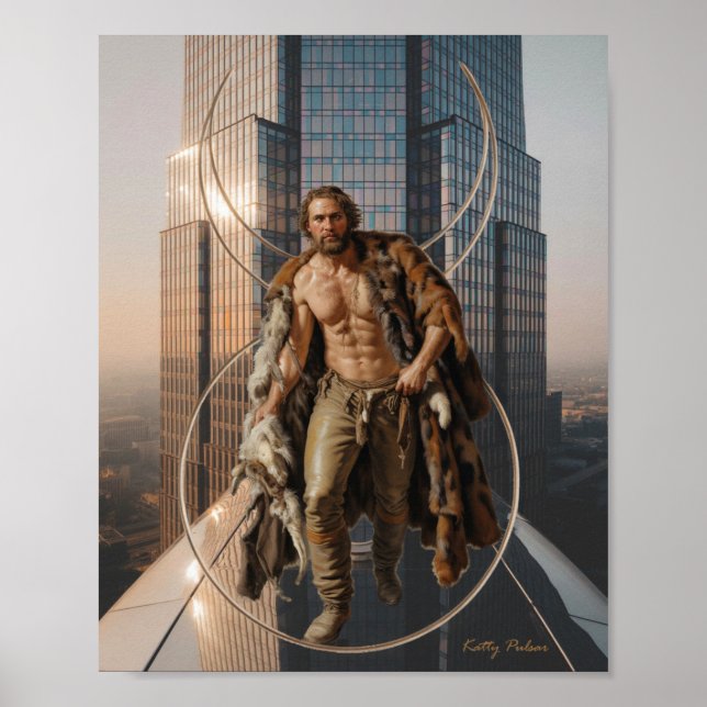 Tretton symboler: Den fasansfulla guden Poster skr (Framsidan)