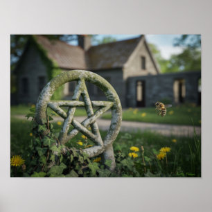 Tretton symboler: Pentacle Poster utskrift