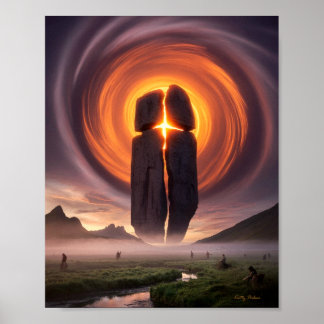 Tretton symboler: Solar Kor Poster Skriv ut