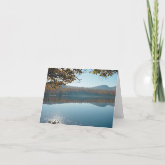 Trettonde sjöreflexion Notecard Kort