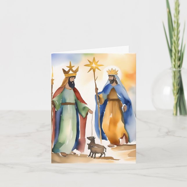 Trettondedag jul B - 6 januari Helgkort (Framsida)