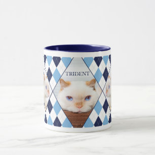 Treudd det kattArgyle kaffet Mug_01 Mugg