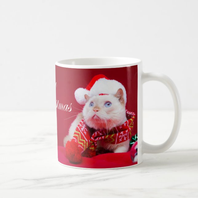 Treudd muggen för kattjulkaffe kaffemugg (Höger)