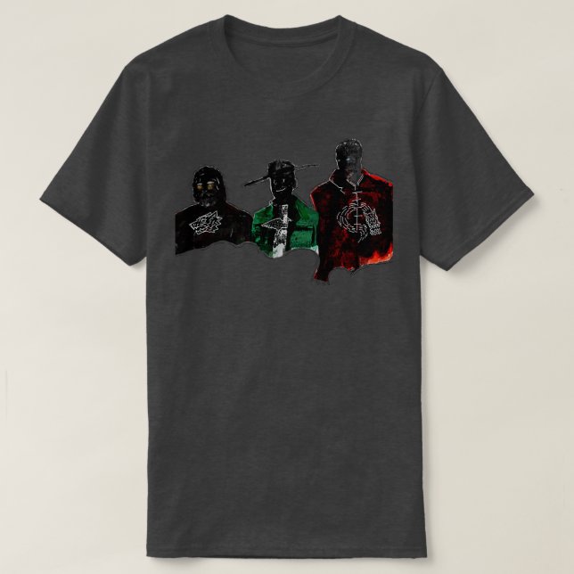 Trevägshjul för tid 1 t shirt (Design framsida)