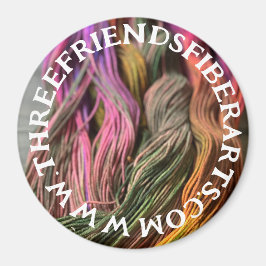 TreVännerFiberArts Magnet
