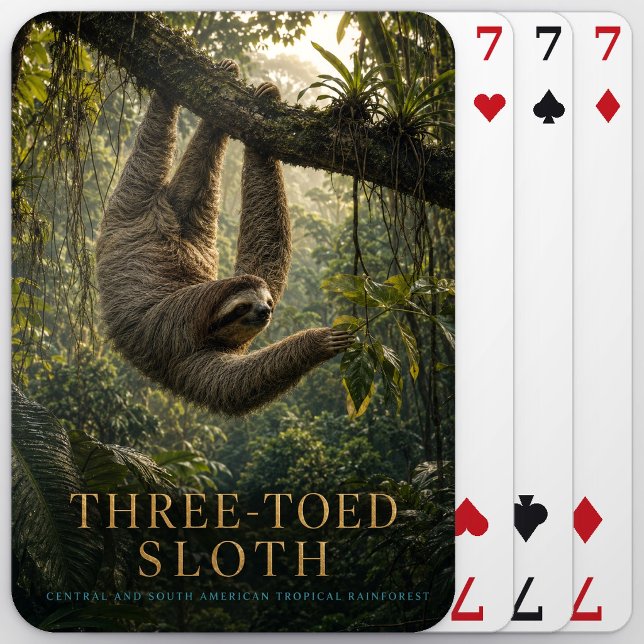 Trevårdslen Rainforest DJUR Casinokort (Skapare uppladdad)
