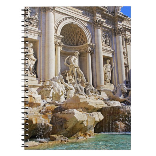 Trevi fontän anteckningsbok (Framsidan)