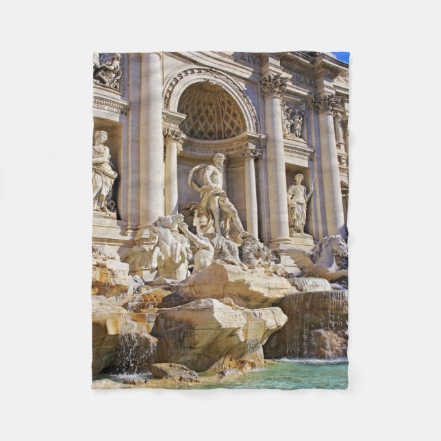 Trevi fontän fleecefilt (Framsidan)