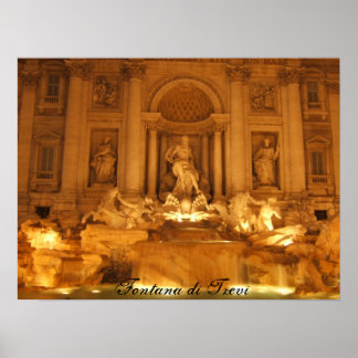 Trevi Fontän, Fontana di Trevi Poster