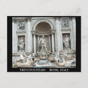 Trevi Fontän i Rom, Italien Vykort