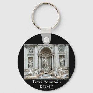 Trevi-fontän i Rome, italien Nyckelring