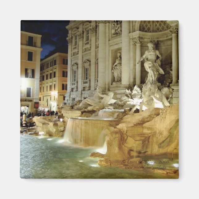 Trevi Fontän Magnet (Framsidan)