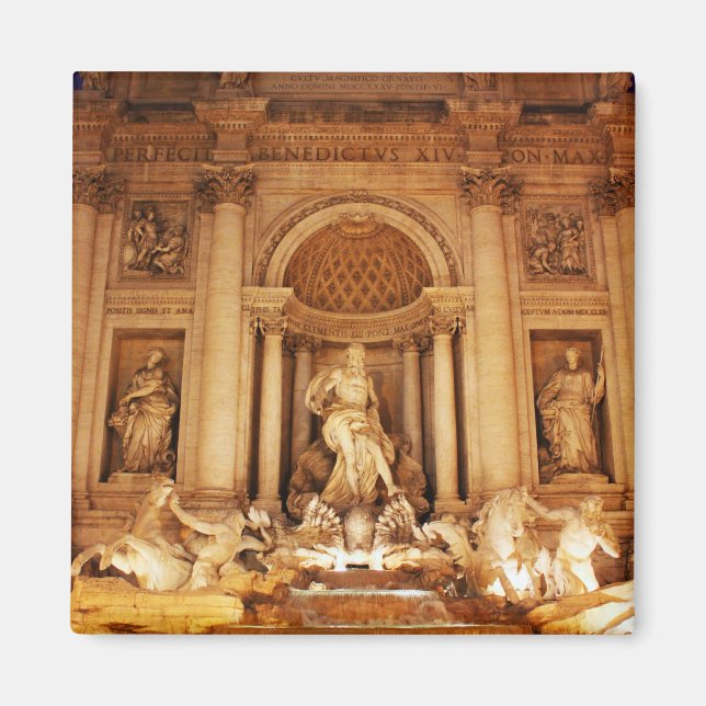 Trevi fontän magnet (Framsidan)