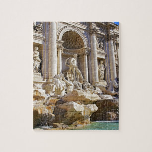 trevi fontän metall ornament pussel