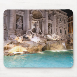 Trevi Fontän nattetid - Rom, Italien Musmatta