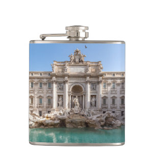 Trevi Fontän på morgonen tidigt - Rom, Italien Fickplunta