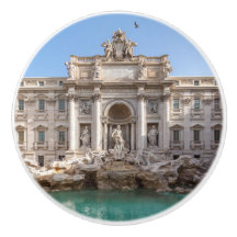 Trevi Fontän på morgonen tidigt - Rom, Italien