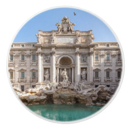 Trevi Fontän på morgonen tidigt - Rom, Italien Knopp