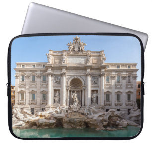 Trevi Fontän på morgonen tidigt - Rom, Italien Laptop Fodral
