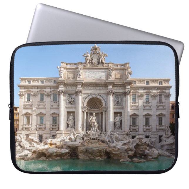 Trevi Fontän på morgonen tidigt - Rom, Italien Laptop Fodral (Framsidan)